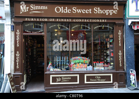 Mr Simms Olde Sweet Shoppe Bath UK Stock Photo