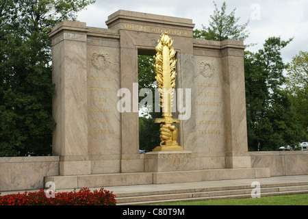 The Second Division War Memorial, Washington DC Stock Photo