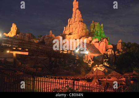 big thunder mountain railroad magic kingdom orlando Stock Photo