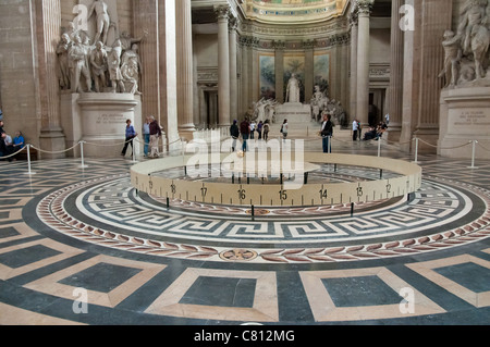 France, Paris, The Pantheon, The Foucault's Pendulum Under The Dome In ...