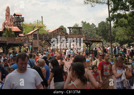 big thunder mountain railroad magic kingdom orlando Stock Photo