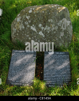 GELERT'S GRAVE,BEDDGELERT, SNOWDON NATIONAL PARK, WALES Stock Photo