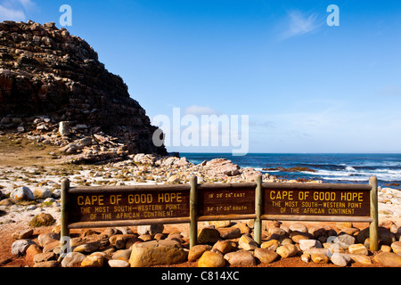 Cape Point, Cape of Good Hope Nature reserve, Cape Town, South Africa Stock Photo