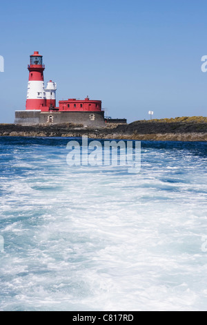 Longstone Lighthouse, Farne Islands, Northumberland Coast, England. Stock Photo