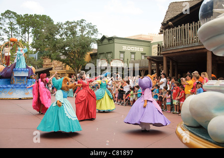 magic kingdom celebrate a dream come true parade the ugly sisters Stock Photo