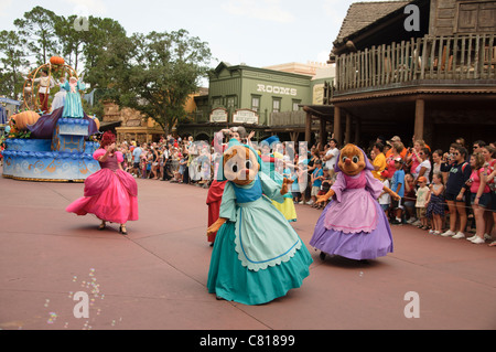 magic kingdom celebrate a dream come true parade the ugly sisters Stock Photo