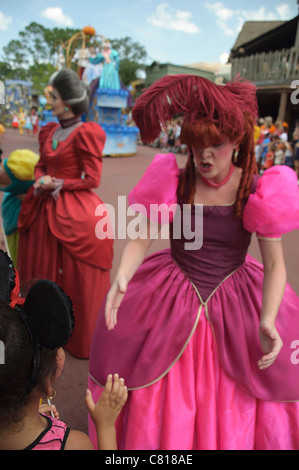 magic kingdom celebrate a dream come true parade the ugly sisters Stock Photo