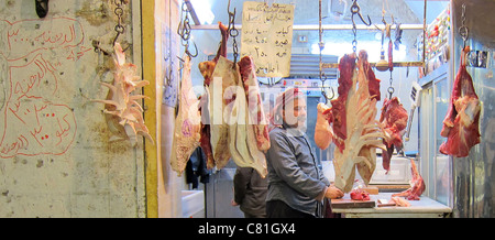 Aleppo, Syria, Syrien Souk Bazar, Markt Gewürze spices spice Haendler salesman Suk Stock Photo