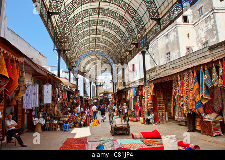 Rabat, Rue des Consuls in the Medina Stock Photo