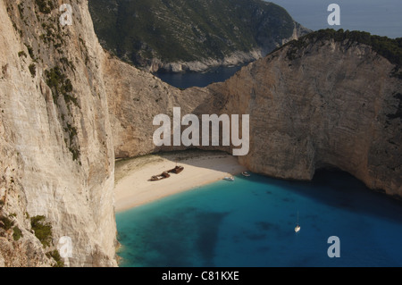 Greece. Zakynthos Island. Navagio Beach. Ionian Islands. Stock Photo