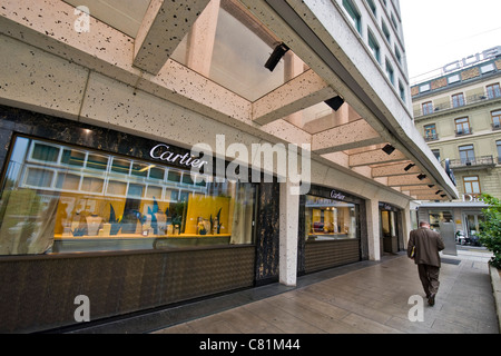 Cartier shop Geneva Switzerland Stock Photo Alamy