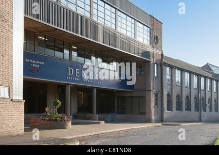 Denby Pottery Factory Entrance, Denby, Derbyshire, England, UK Stock ...