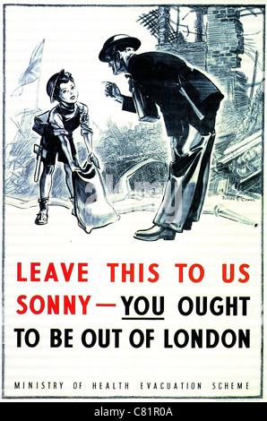 Evacuation Propaganda Posters Ww2