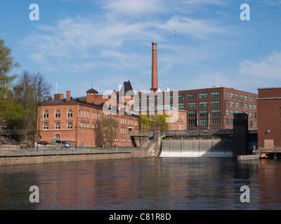 The city of Tampere in southern Finland has a rich industrial past. Stock Photo