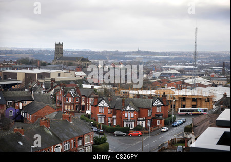 General view of Stoke-on-Trent in Staffordshire UK Stock Photo