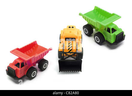 Miniature Plastic Earth Movers Stock Photo - Alamy