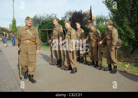 World War Two Home Guard stand down parade in Glasgow December 1944 ...