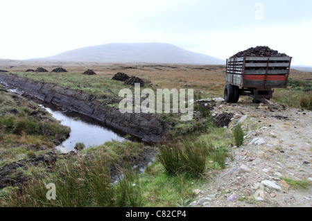 An Irish Peat Bog Stock Photo