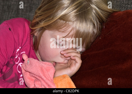 Little Girl Sucking Thumb Stock Photo - Alamy