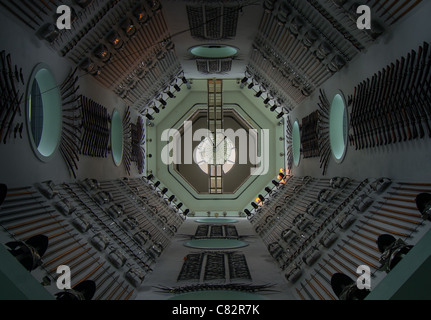 Weapons tower at the Royal Armouries in Leeds Stock Photo