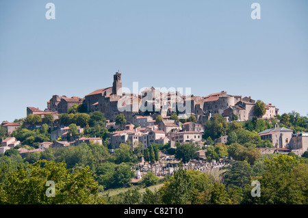 Bastide Hill Top town of Cordes sur Ciel, Tarn, Midi-Pyrénées, France Stock Photo