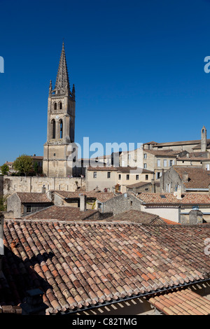 Saint Emilion, Gironde department, Aquitaine region, France Stock Photo