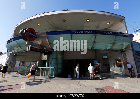 Southwark tube station, London, UK. Stock Photo