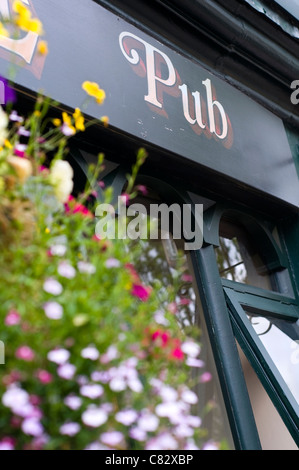 The sign outside a pub in Kenmare, County Kerry, Ireland Stock Photo