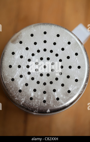 top view of a flour shaker for baking Stock Photo