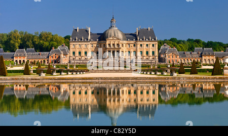 Europe, France, Seine-et-Marne (77), Vaux-le-Vicomte Castle Stock Photo