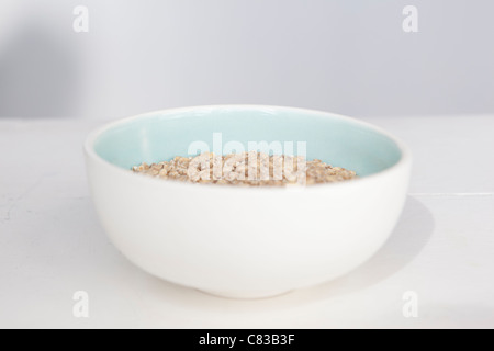 Close up of bowl of grains Stock Photo