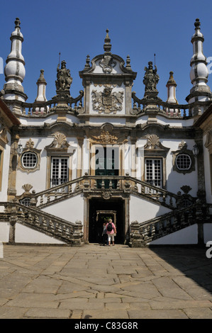 Baroque Mateus Palace , Villa Real Portugal Stock Photo