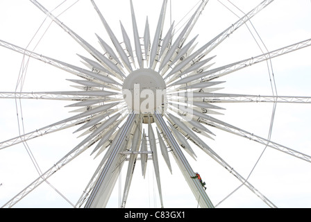 The 'Wheel of Excellence' on Brighton seafront. Picture by James Boardman. Stock Photo