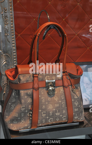 Lancel woman handbag, Paris, France Stock Photo