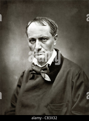 CHARLES BAUDELAIRE (1821-1867) French poet about 1864 Stock Photo