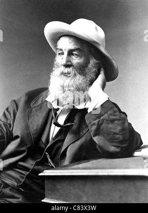 WALT WHITMAN (1819-1892) US poet and journalist Stock Photo