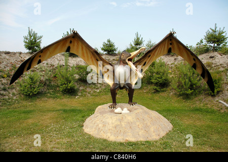 Cearadactylus (frightful finger) in Leba Park (dinosaur theme park), Poland Stock Photo