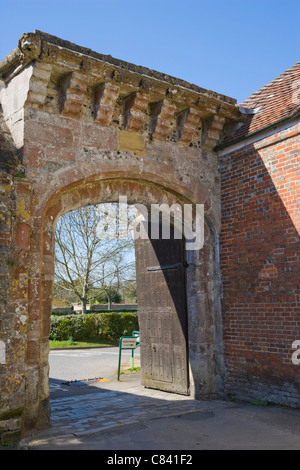 Harnham Gate, De Vaux Place, Salisbury, Wiltshire, England, UK Stock Photo