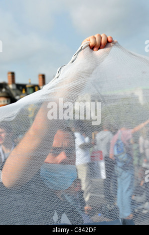 Block the NHS Bill protest Westminster Bridge London 8th October 2011 Stock Photo