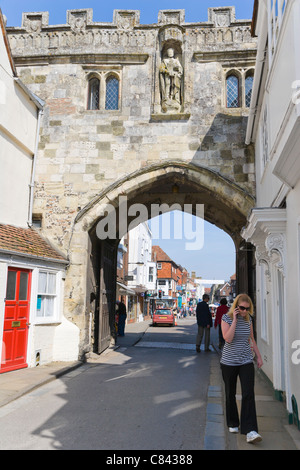 High Street Gate, Salisbury Cathedral Close, Salisbury, Wiltshire, England, UK Stock Photo