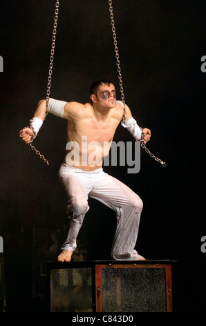 The Circus of Horrors performing a show. Stock Photo