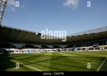 Liberty Stadium Swansea home of the Ospreys Rugby Union team - empty ...