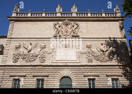 Avignon: Paul V's Coat-of-Arms Stock Photo