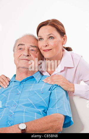Portrait of Man and Woman Stock Photo