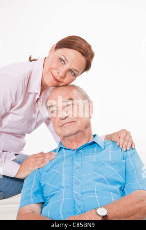 Portrait of Man and Woman Stock Photo