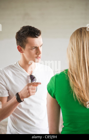 Teenagers Arguing Stock Photo