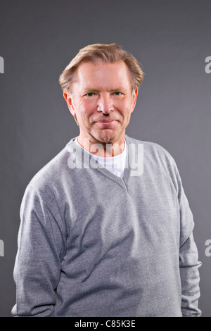 Portrait of Man Smiling Stock Photo