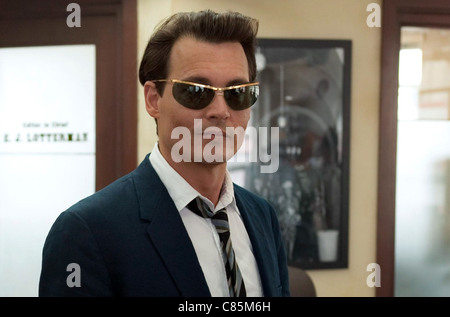 THE RUM DIARY 2011 FilmDistrict/GK Films  production with Johnny Depp Stock Photo