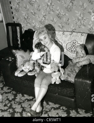 BARBARA WINDSOR  English film and TV actress about 1954 Stock Photo