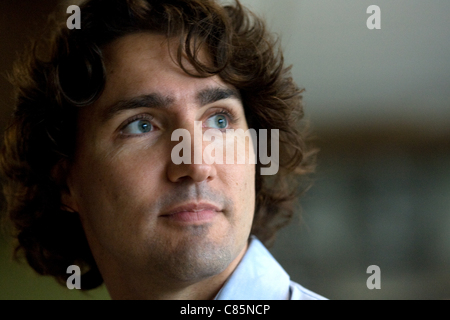 Justin Trudeau, Prime Minister of Canada and son of former Prime Minister Pierre Elliott Trudeau Stock Photo